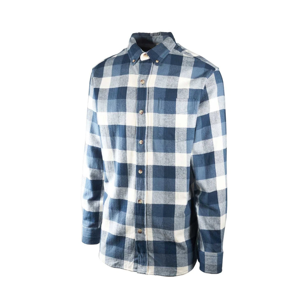 Redhead Men’s Navy Blue Buffalo Shirt Ultimate Flannel Button Down L/S (S06)