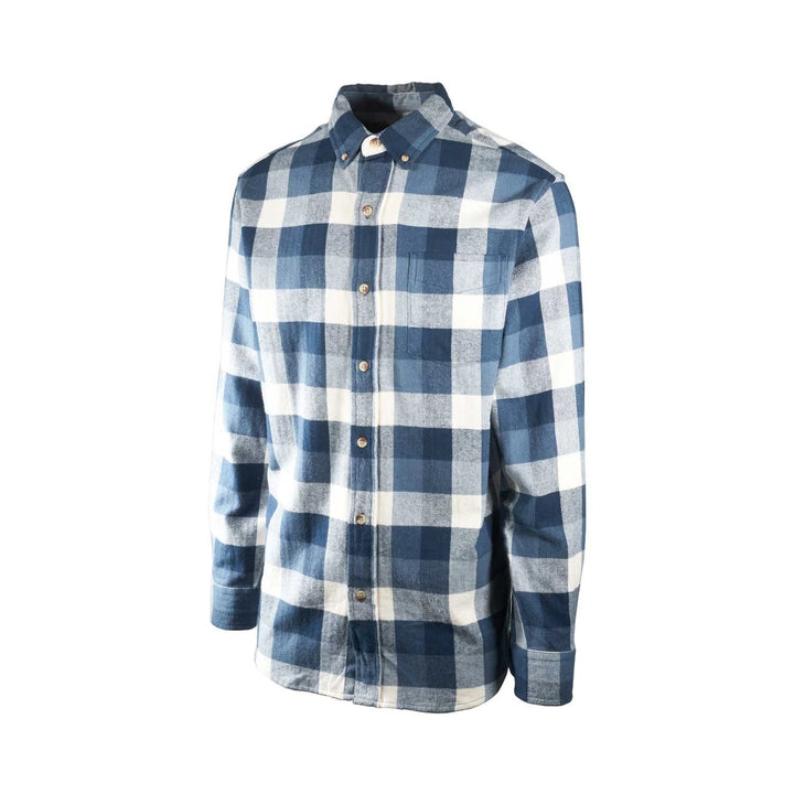 Redhead Men’s Navy Blue Buffalo Shirt Ultimate Flannel Button Down L/S (S06)