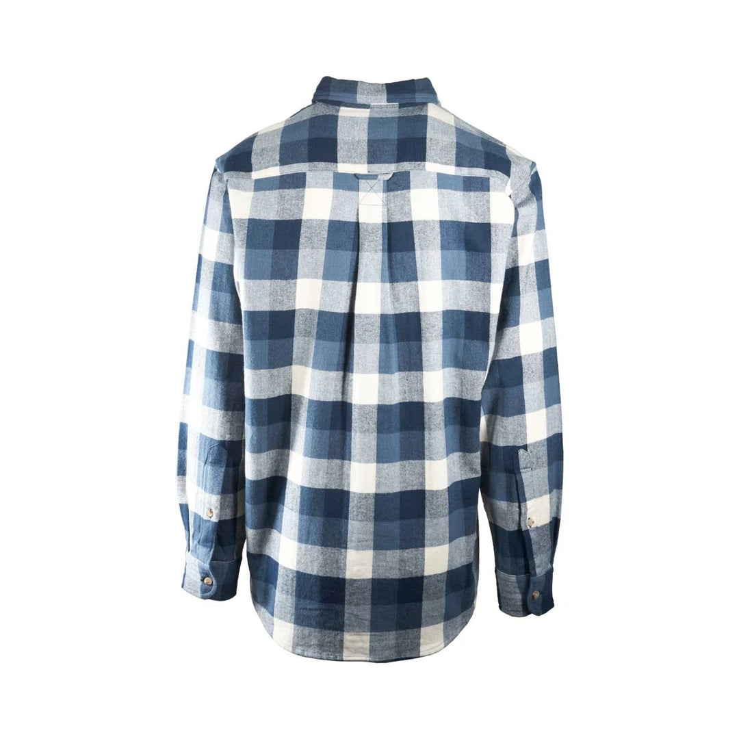 Redhead Men’s Navy Blue Buffalo Shirt Ultimate Flannel Button Down L/S (S06)
