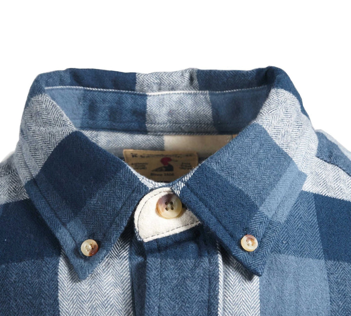 Redhead Men’s Navy Blue Buffalo Shirt Ultimate Flannel Button Down L/S (S06)