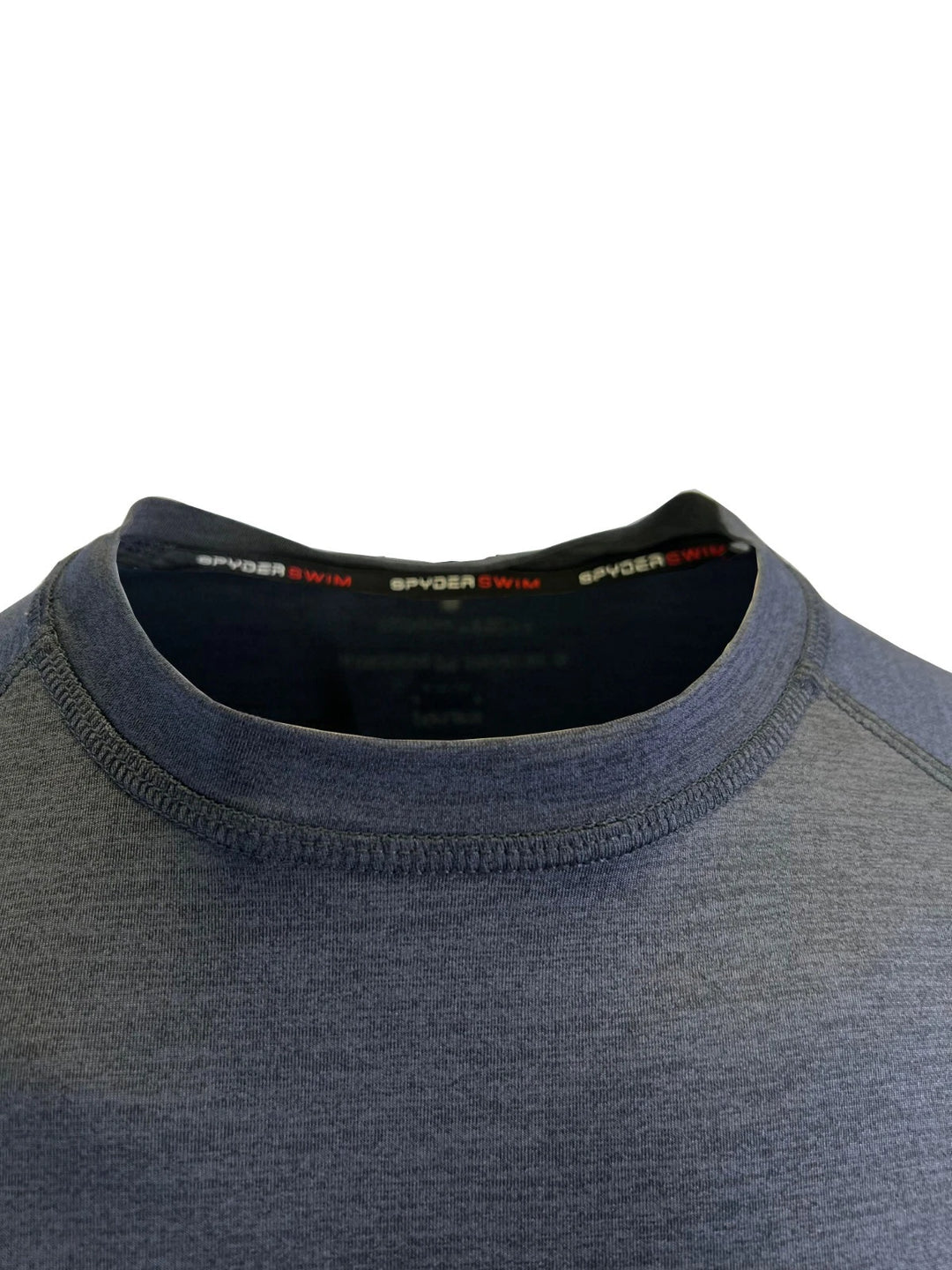 Spyder Swim Men's Black Solid T-Shirt Rashguard Quick Dry UPF Lightweight Hybrid S/S