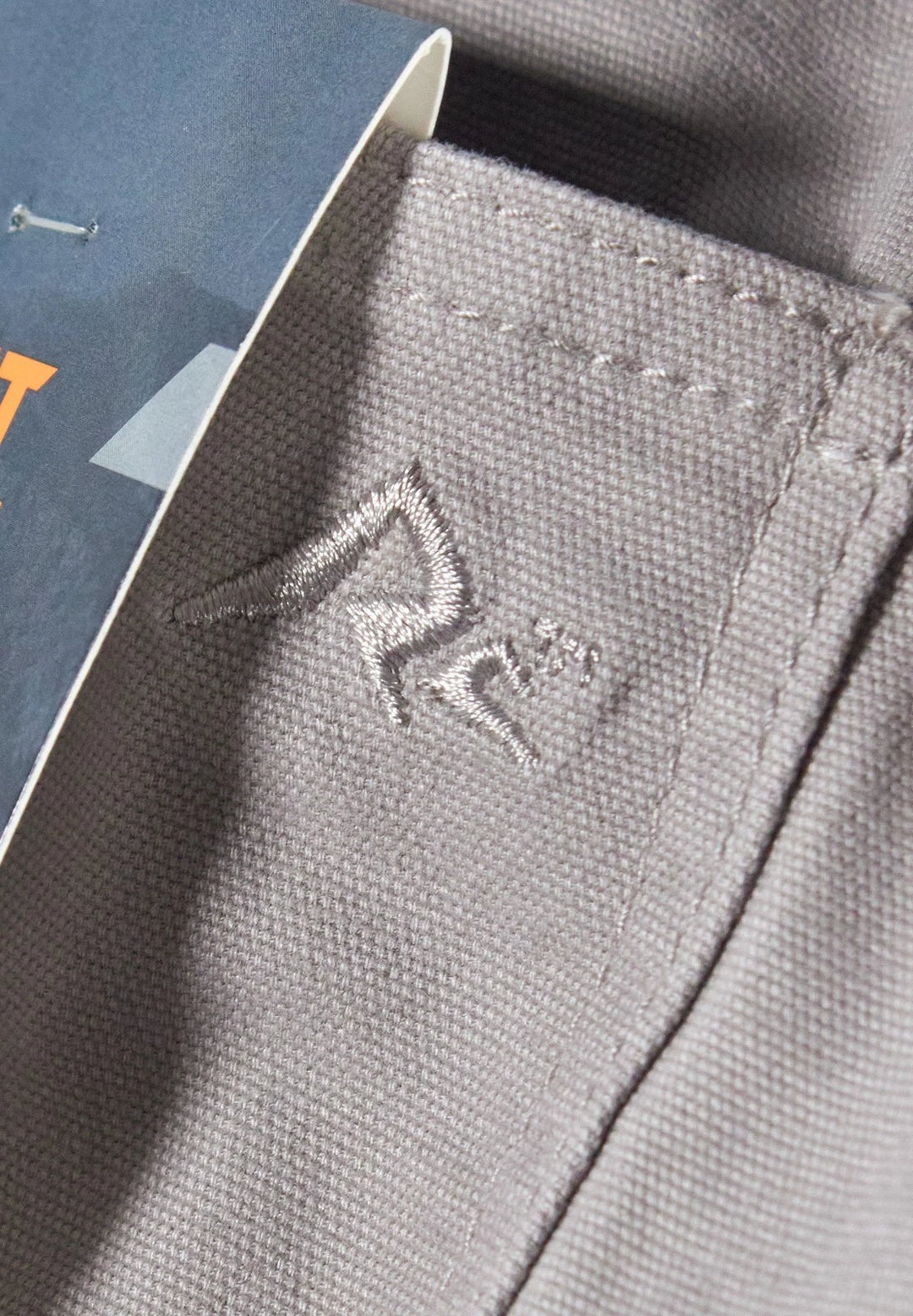 Ridgecut Men's Gray Pant Straight Fit Mid-Rise Canvas Work Pants (01)