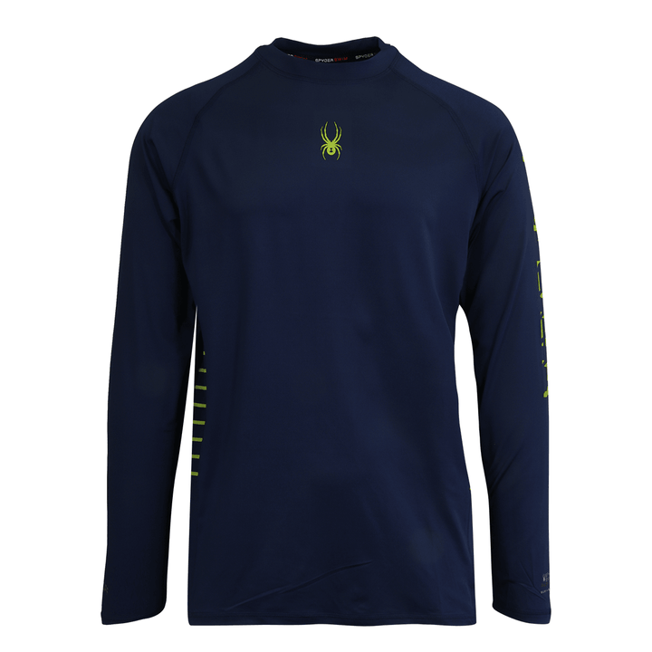 Spyder Men's T-Shirt UPF30+ Rash Guard Long Sleeve
