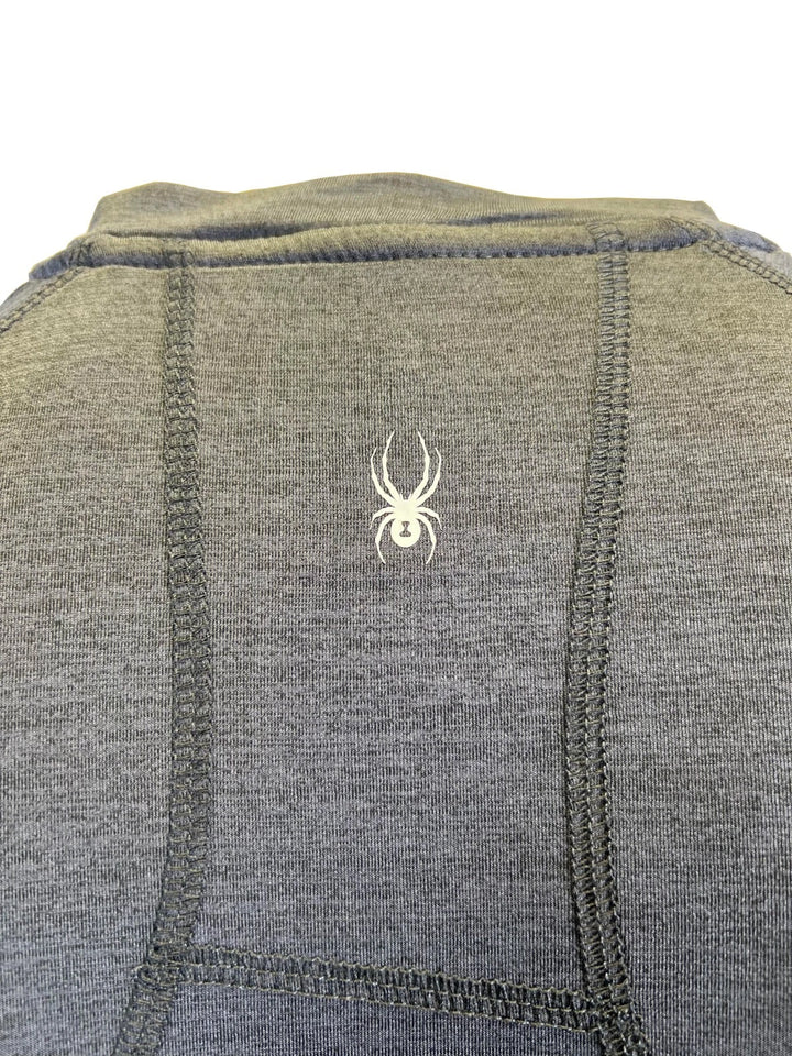 Spyder Swim Men's Black Solid T-Shirt Rashguard Quick Dry UPF Lightweight Hybrid S/S