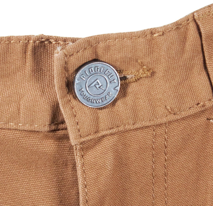 Ridgecut Men's Rubber Pant Straight Fit Mid-Rise Canvas Work Pants (02)