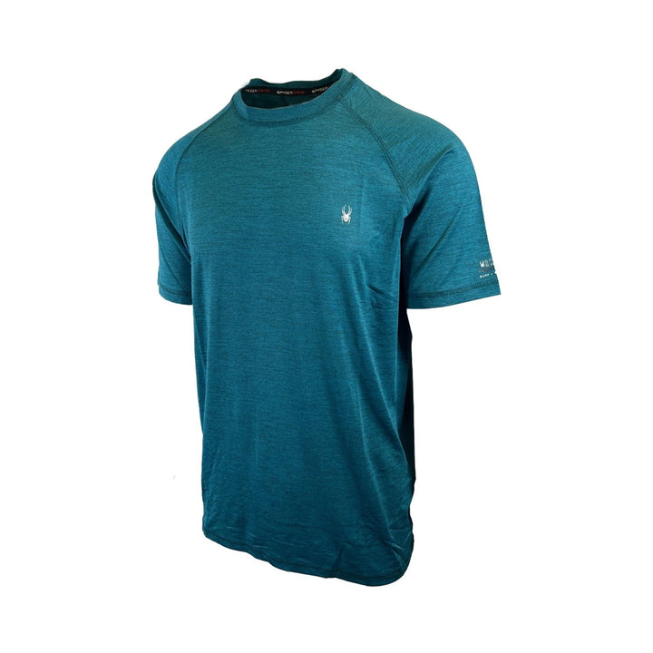 Spyder Swim Men's Ocean Solid T-Shirt Rashguard Quick Dry UPF Lightweight Hybrid S/S