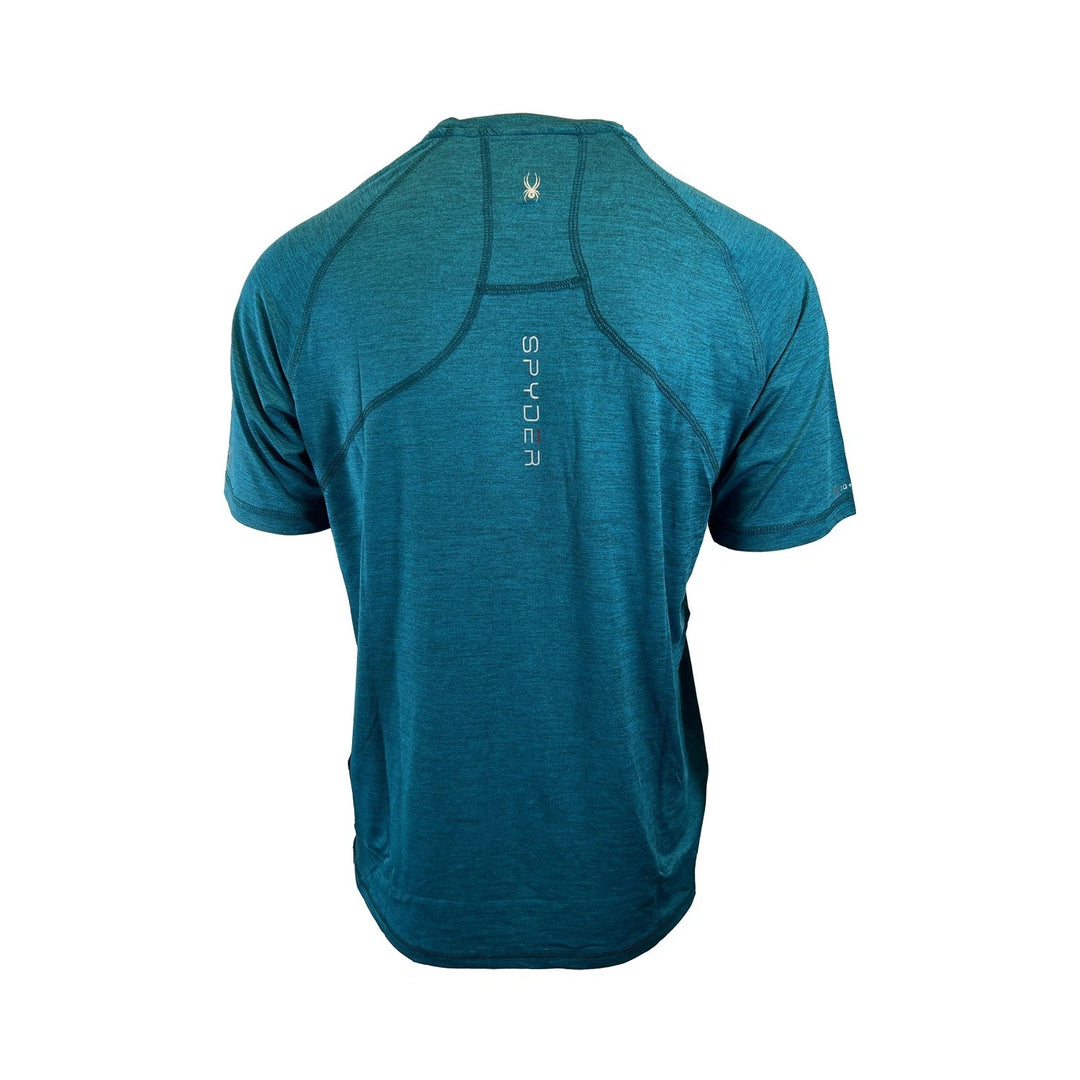 Spyder Swim Men's Ocean Solid T-Shirt Rashguard Quick Dry UPF Lightweight Hybrid S/S