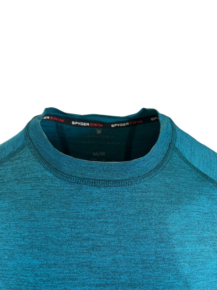 Spyder Swim Men's Ocean Solid T-Shirt Rashguard Quick Dry UPF Lightweight Hybrid S/S