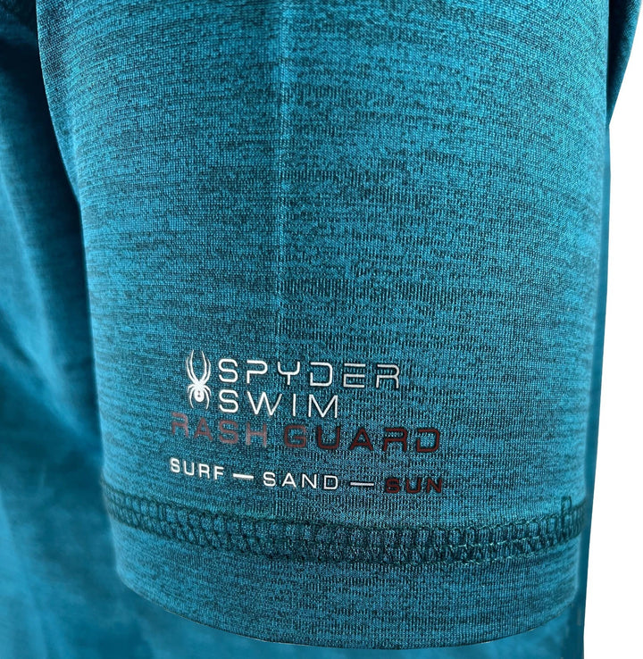 Spyder Swim Men's Ocean Solid T-Shirt Rashguard Quick Dry UPF Lightweight Hybrid S/S
