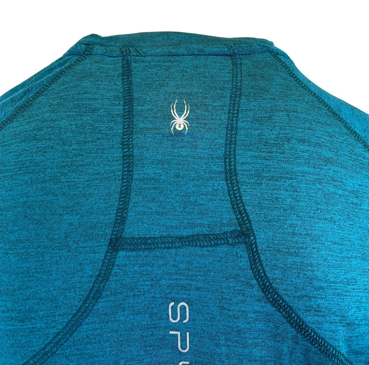 Spyder Swim Men's Ocean Solid T-Shirt Rashguard Quick Dry UPF Lightweight Hybrid S/S