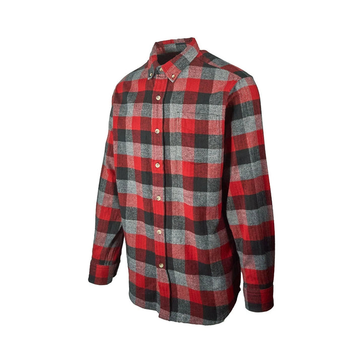 Redhead Men’s Red Black Buffalo Shirt Ultimate Flannel Button Down L/S (S07)