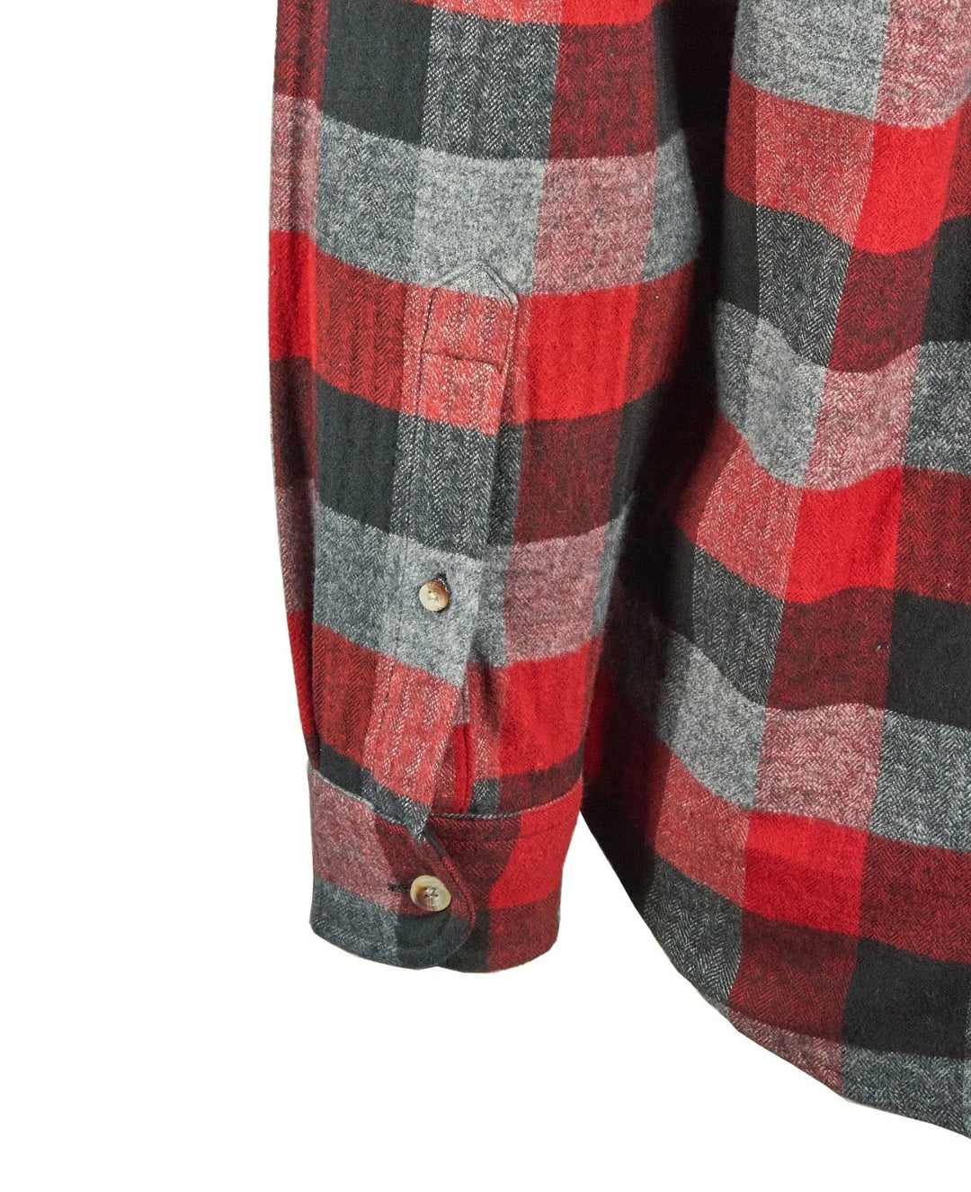 Redhead Men’s Red Black Buffalo Shirt Ultimate Flannel Button Down L/S (S07)