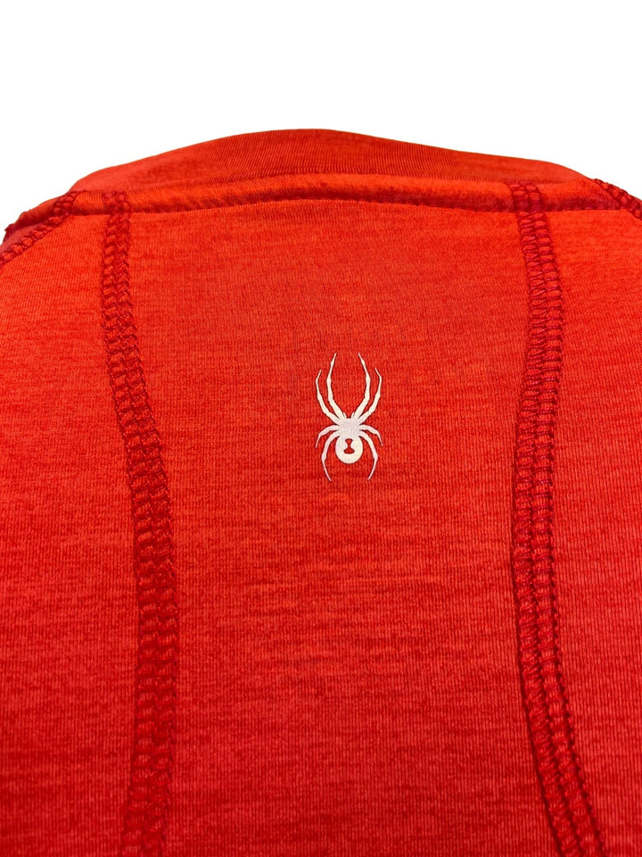 Spyder Swim Men's Red Solid T-Shirt Rashguard Quick Dry UPF Lightweight Hybrid S/S