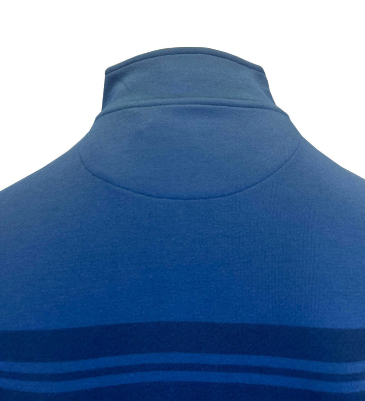 Vineyard Vines Men's Saltwater Surf Stp Moonshine Stripe Quarter-Zip Pullover