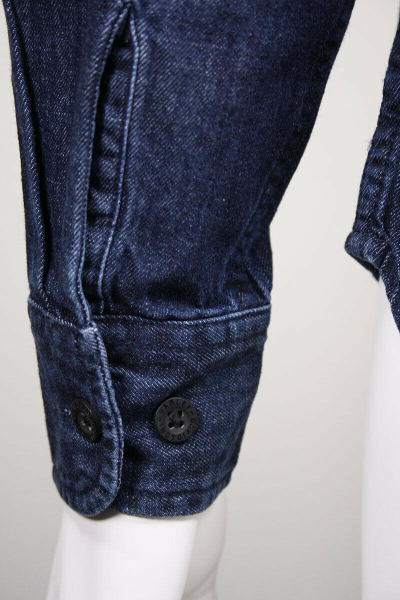 HD Branded Women's Navy Blue Denim L/S Woven Shirt (S03)