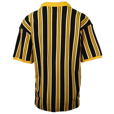 OBEY Men's Radar Classic Vertical Stripe Zip S/S Polo Shirt (S24)