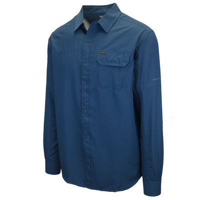 Columbia Men's Azure Blue Smith Creek L/S Woven Shirt  461