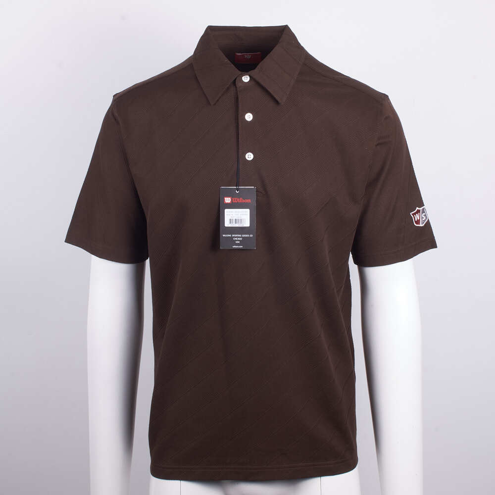 Wilson Staff Men's Espresso S/S Polo Shirt