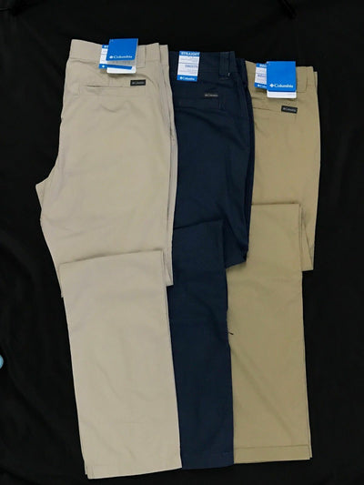 Columbia Men's Washed Out Straight Fit Khaki Pants
