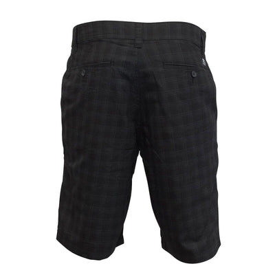 O'Neill Men's Dark Grey Horizon Plaid Chino Short