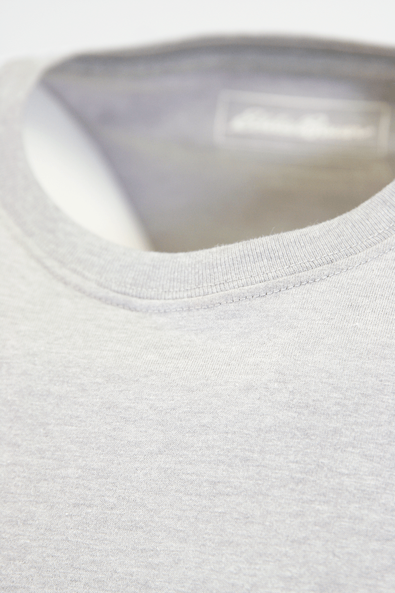 Eddie Bauer Men's 2 Pack Navy Graphic & Grey Crew S/S T-Shirt (S01)