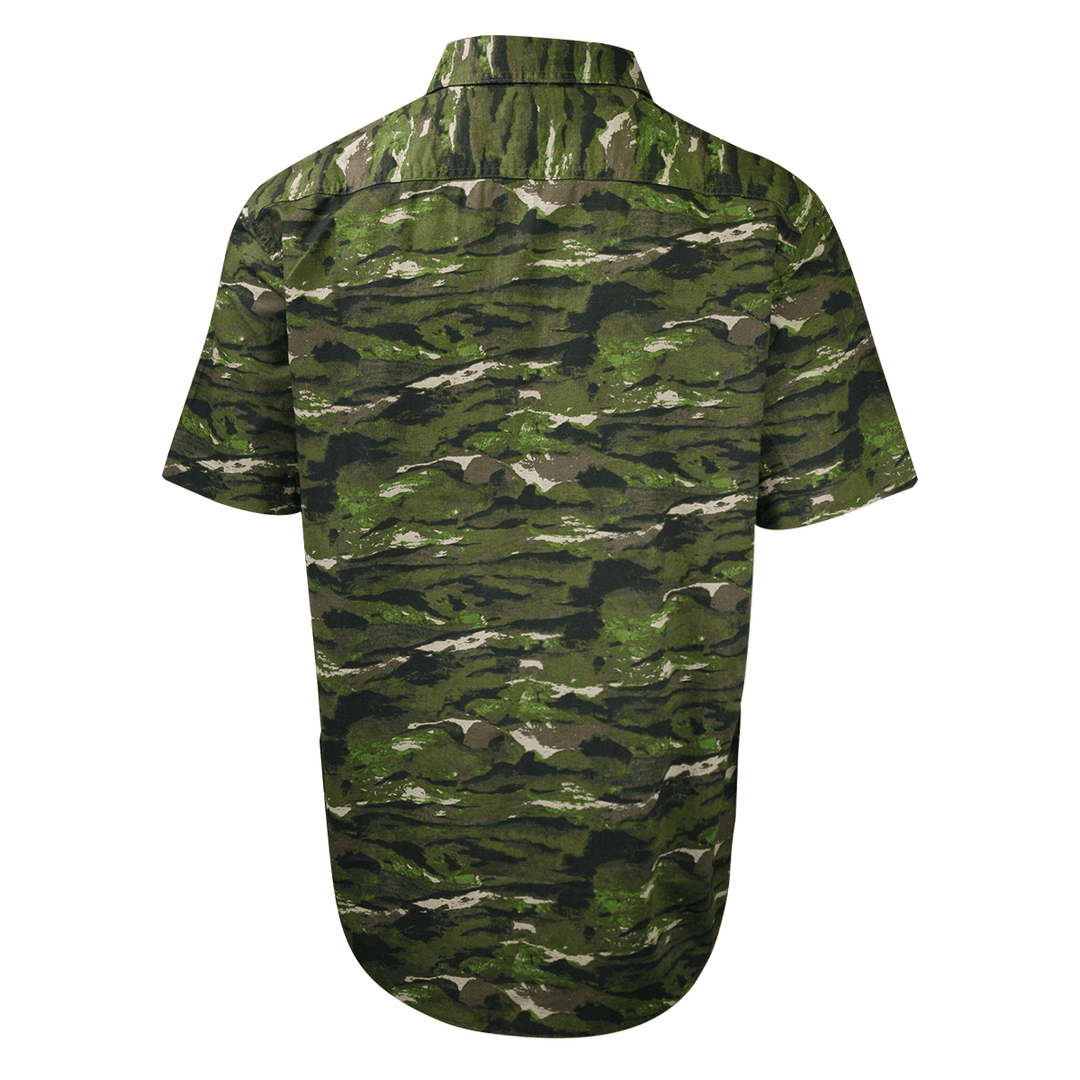 Levi's Men's Green Camouflage S/S Woven Shirt