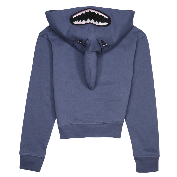 Wild Child Hoodies Kid's Blue Shark Pull Over Hoodie (S01)