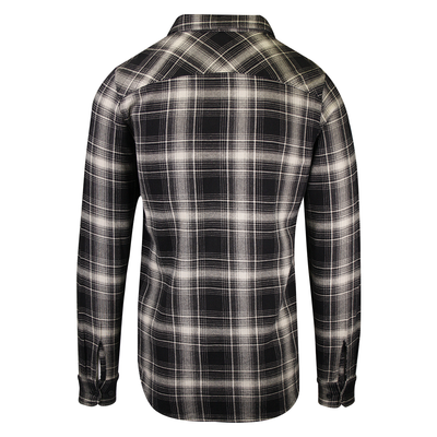 Harley-Davidson Men's Sage Grey Black Plaid L/S Woven Shirt (S14)
