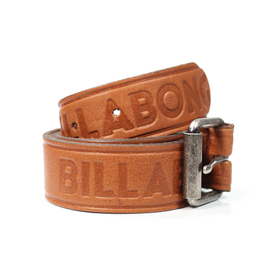 Billabong Men's Brown Buffalo Leather Belt (S04)