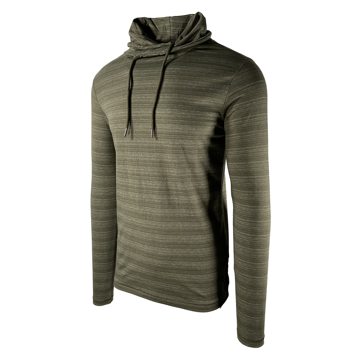 WE Men's Heather Green New Thorn Light Weight L/S Pull Over Hoodie