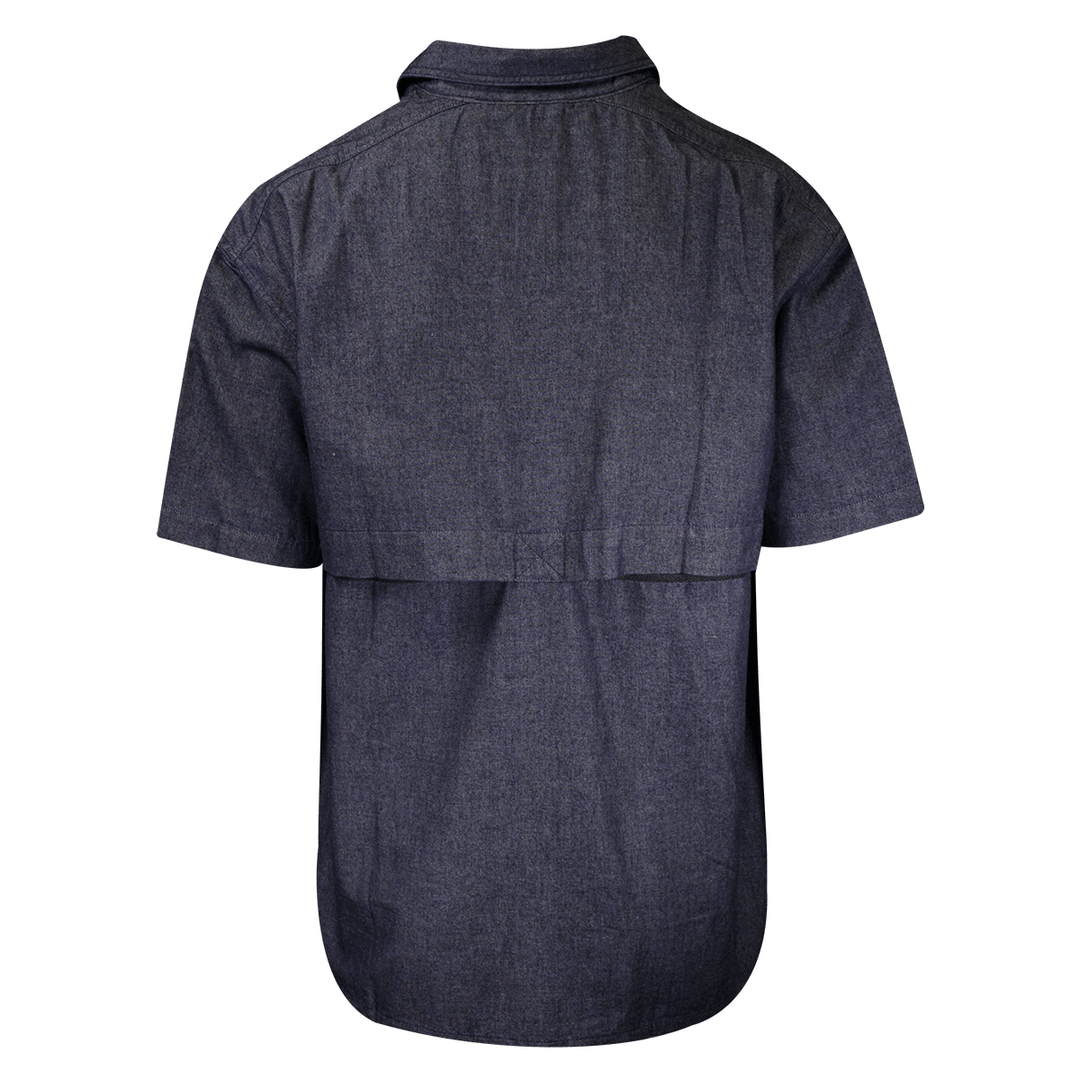 Levi's Men's Navy Blue Denim S/S Woven Shirt (Retail $54.50) S04