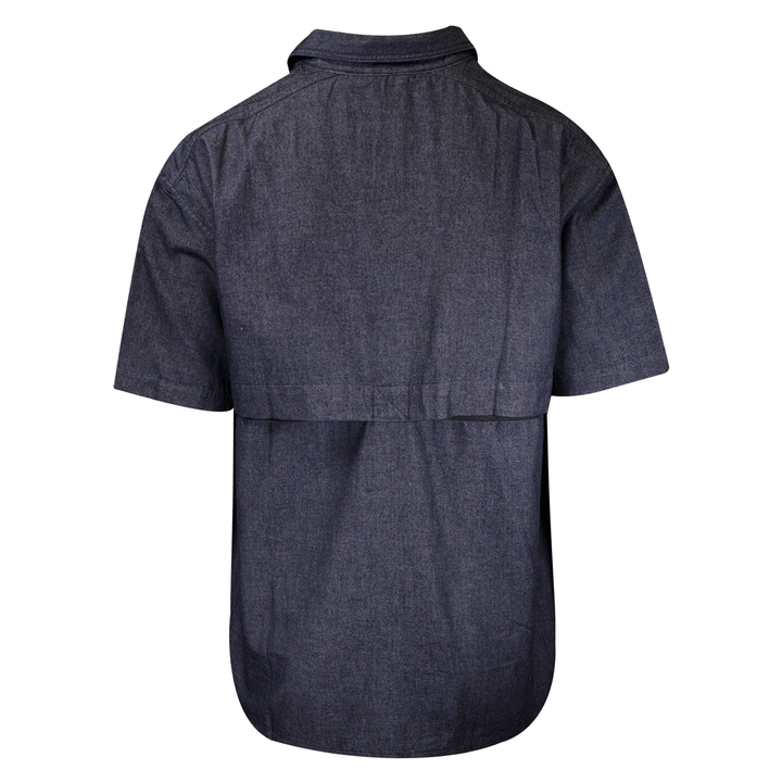 Levi's Men's Navy Blue Denim S/S Woven Shirt (Retail $54.50) S04