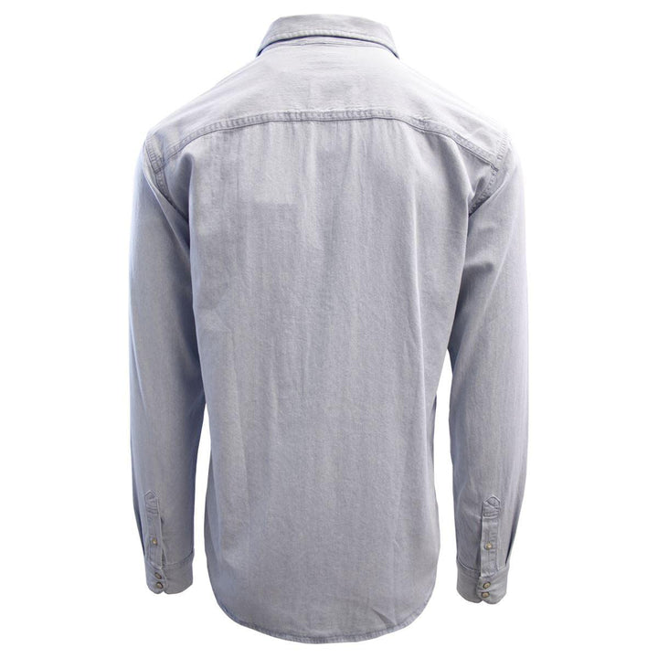 Jack & Jones Men's Light Blue Denim Slim Sheridan L/S Shirt