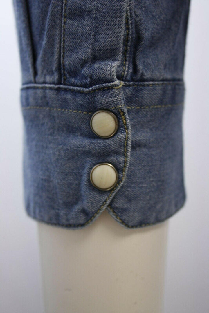 Jack & Jones Men's Medium Blue Denim Slim Sheridan L/S Shirt