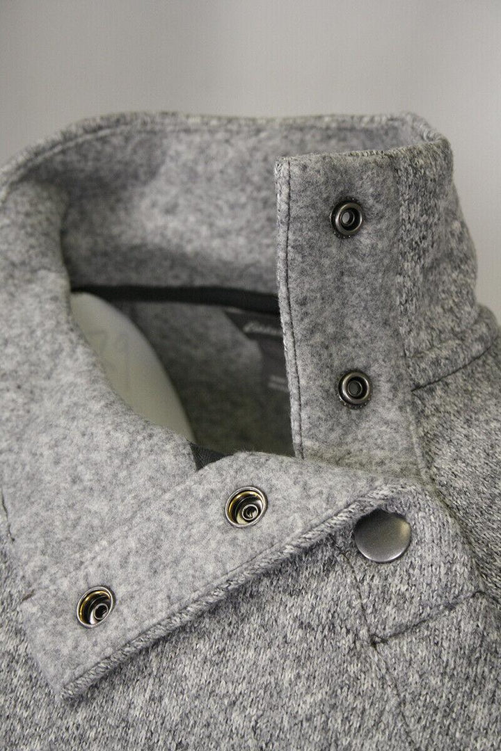 Eddie Bauer Women's Three Snap On Button Mock Neck Sweater (S04)