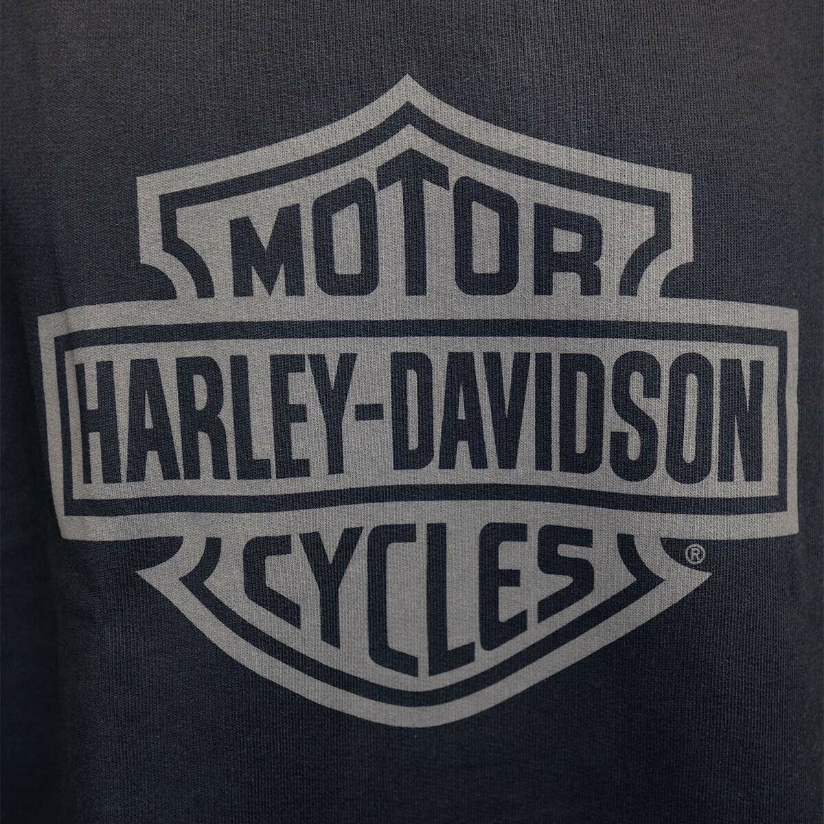 Harley-Davidson Men's Black L/S Pullover Sweater (S02)