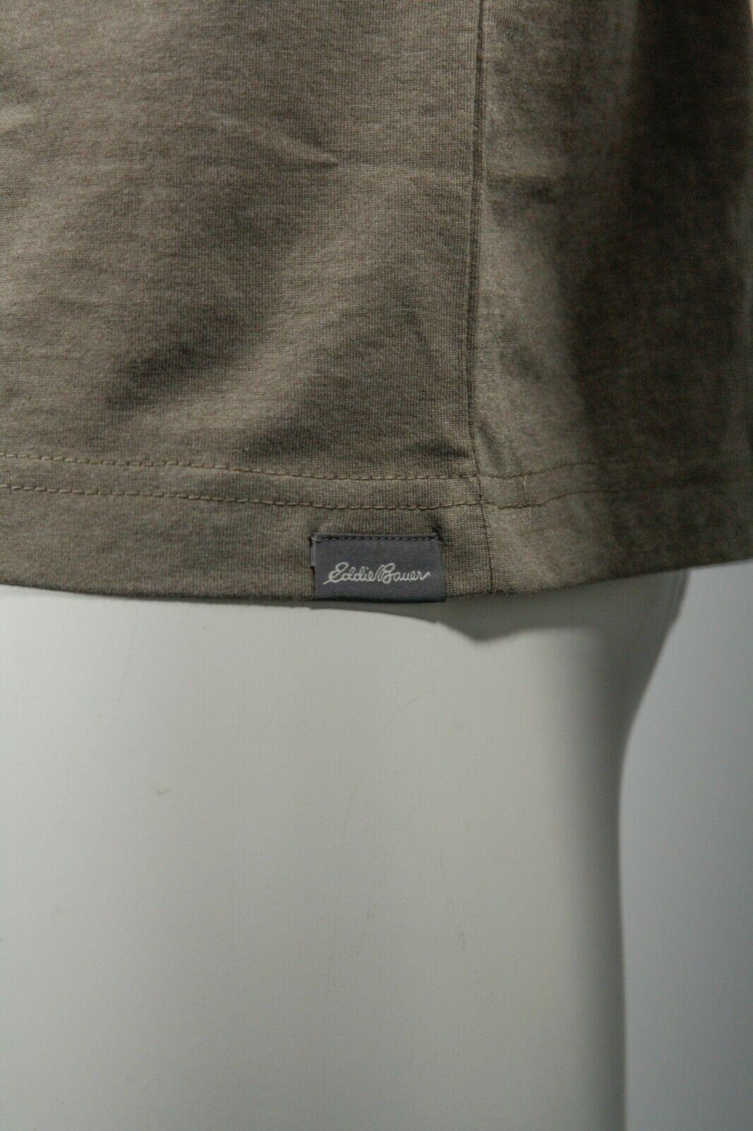 Eddie Bauer Men's 2 Pack Dark Grey Graphic & Sage Green Crew S/S T-Shirt (S02)