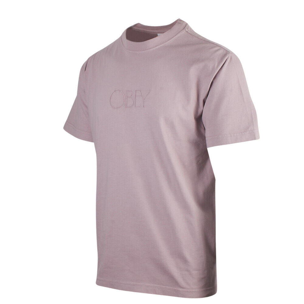 OBEY Men's Lilac Chalk Gilmore Pigment S/S T-Shirt