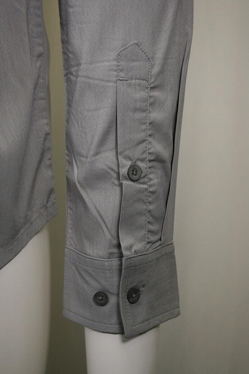 prAna Men's Grey L/S Woven Shirt (S65)