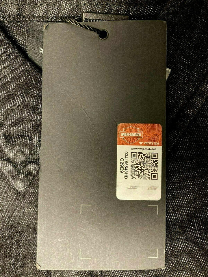 HD Branded Women's Grey Denim L/S Woven Shirt (S05)