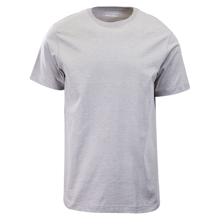 Eddie Bauer Men's 2 Pack Navy Graphic & Grey Crew S/S T-Shirt (S01)