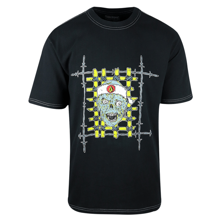 Volcom Men's Black Richard French S/S T-Shirt (S44)