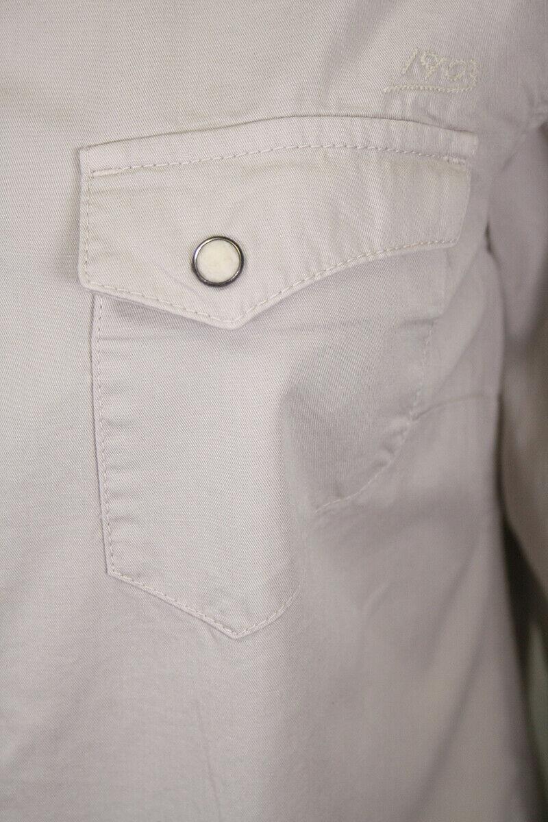 HD Branded Women's Beige 1903 L/S Woven Shirt (S17)