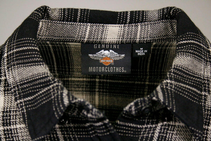 HD Branded Men's Sage Grey Black Plaid L/S Woven Shirt (S14)