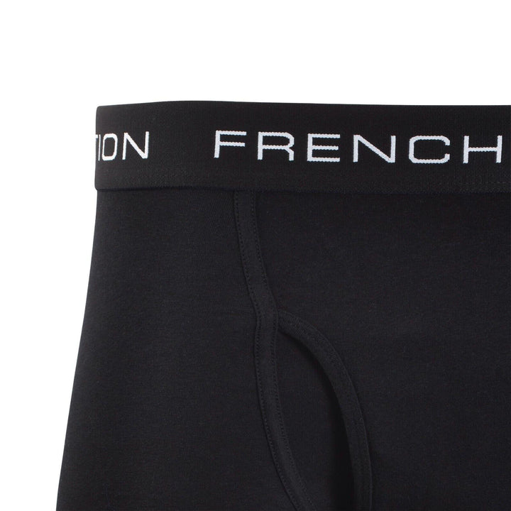 French Connection Men's White & Black 2 Pack Boxer Briefs