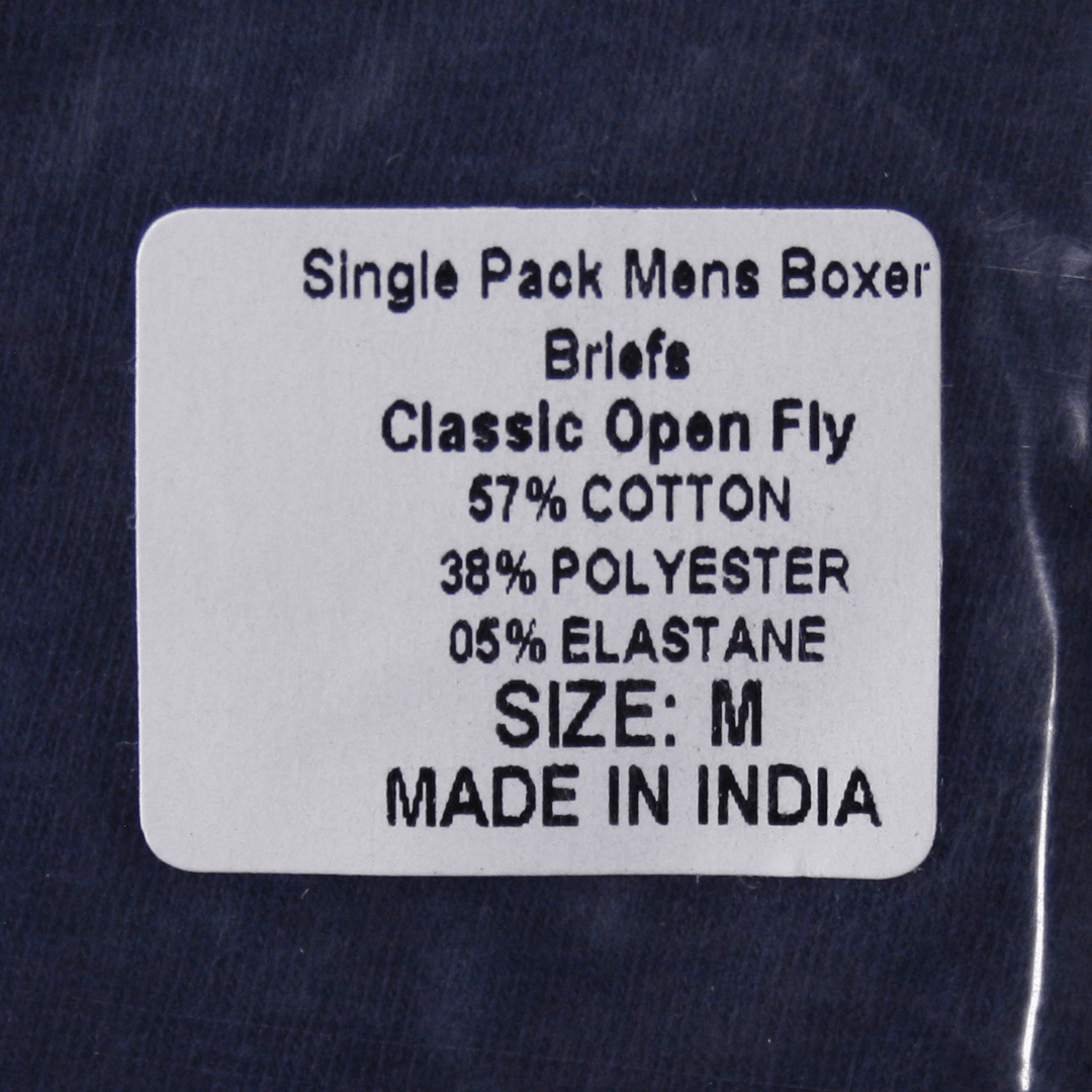 Original Penguin Men's Navy Open Fly Boxer Brief (S01E)
