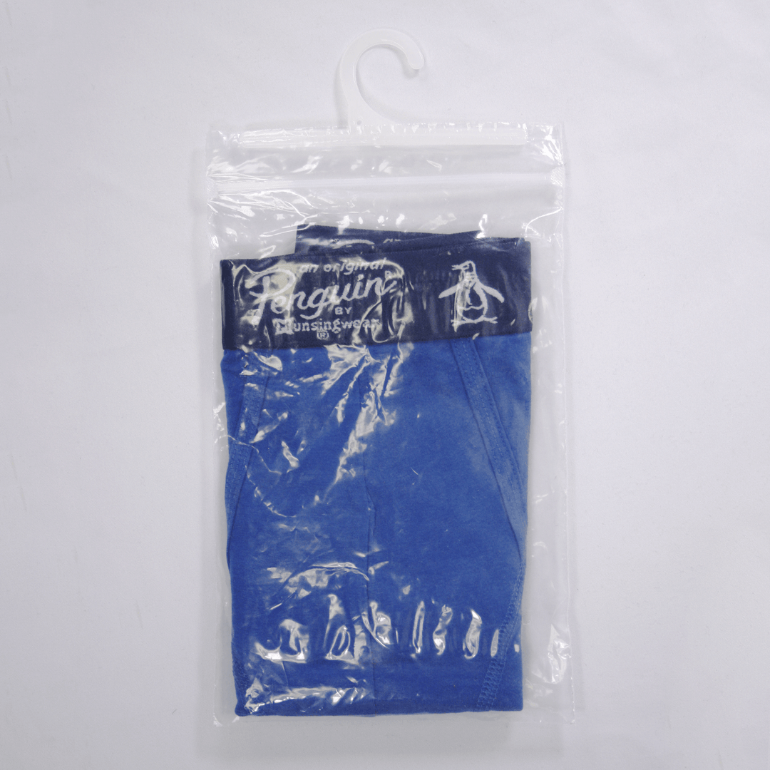 Original Penguin Men's Blue Open Fly Boxer Brief (S01C)