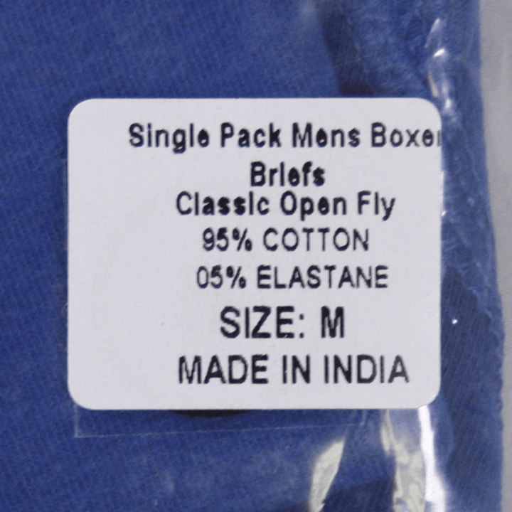Original Penguin Men's Blue Open Fly Boxer Brief (S01C)