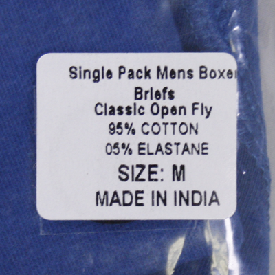 Original Penguin Men's Blue Open Fly Boxer Brief (S01C)