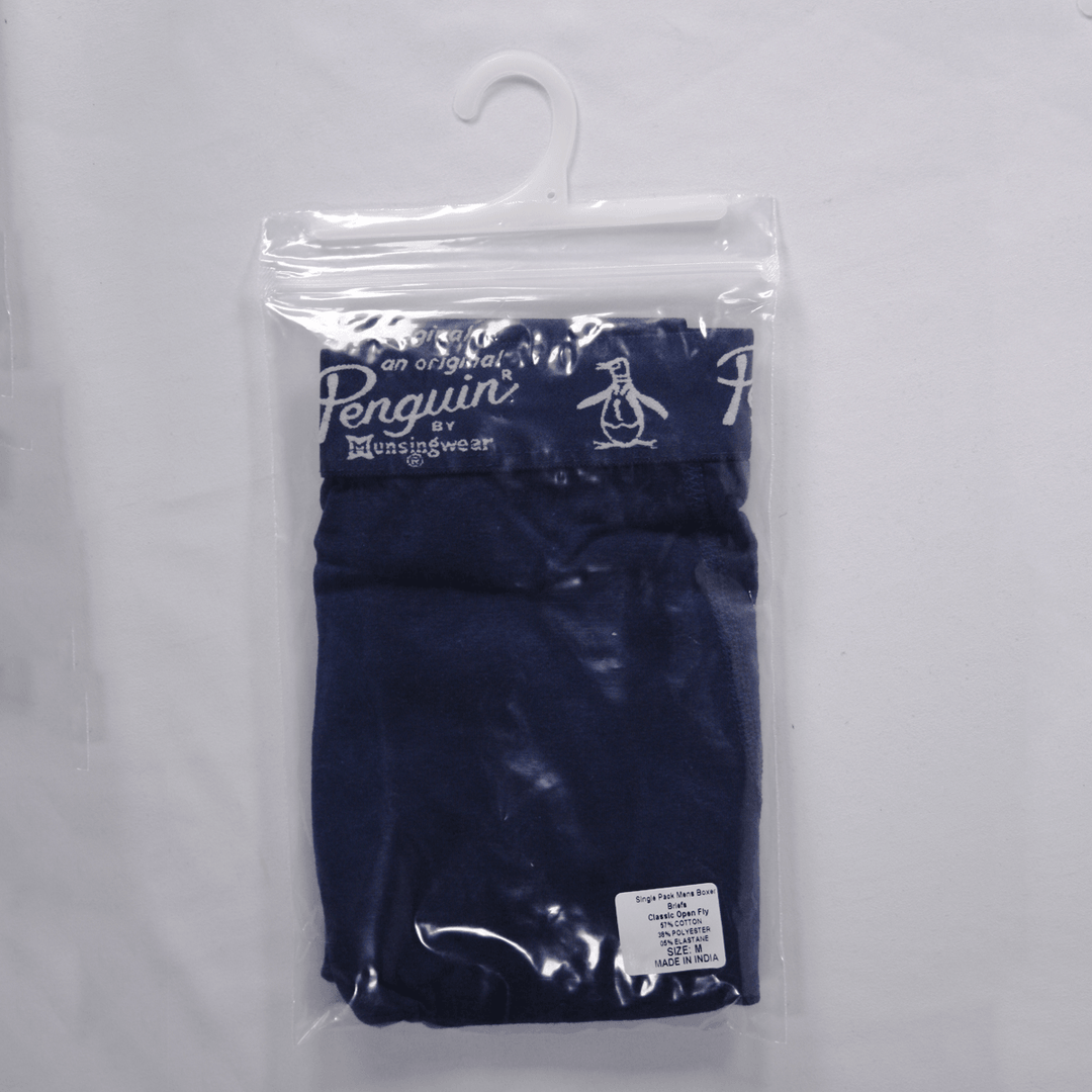 Original Penguin Men's Navy Open Fly Boxer Brief (S01E)